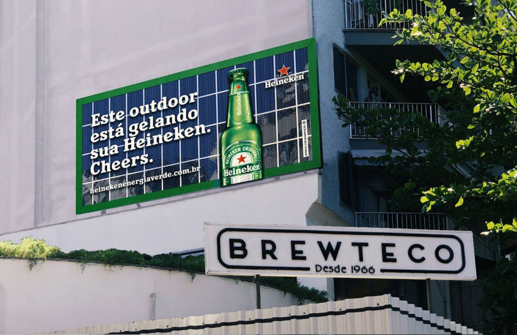 Ação faz parte do programa Heineken Energia Verde