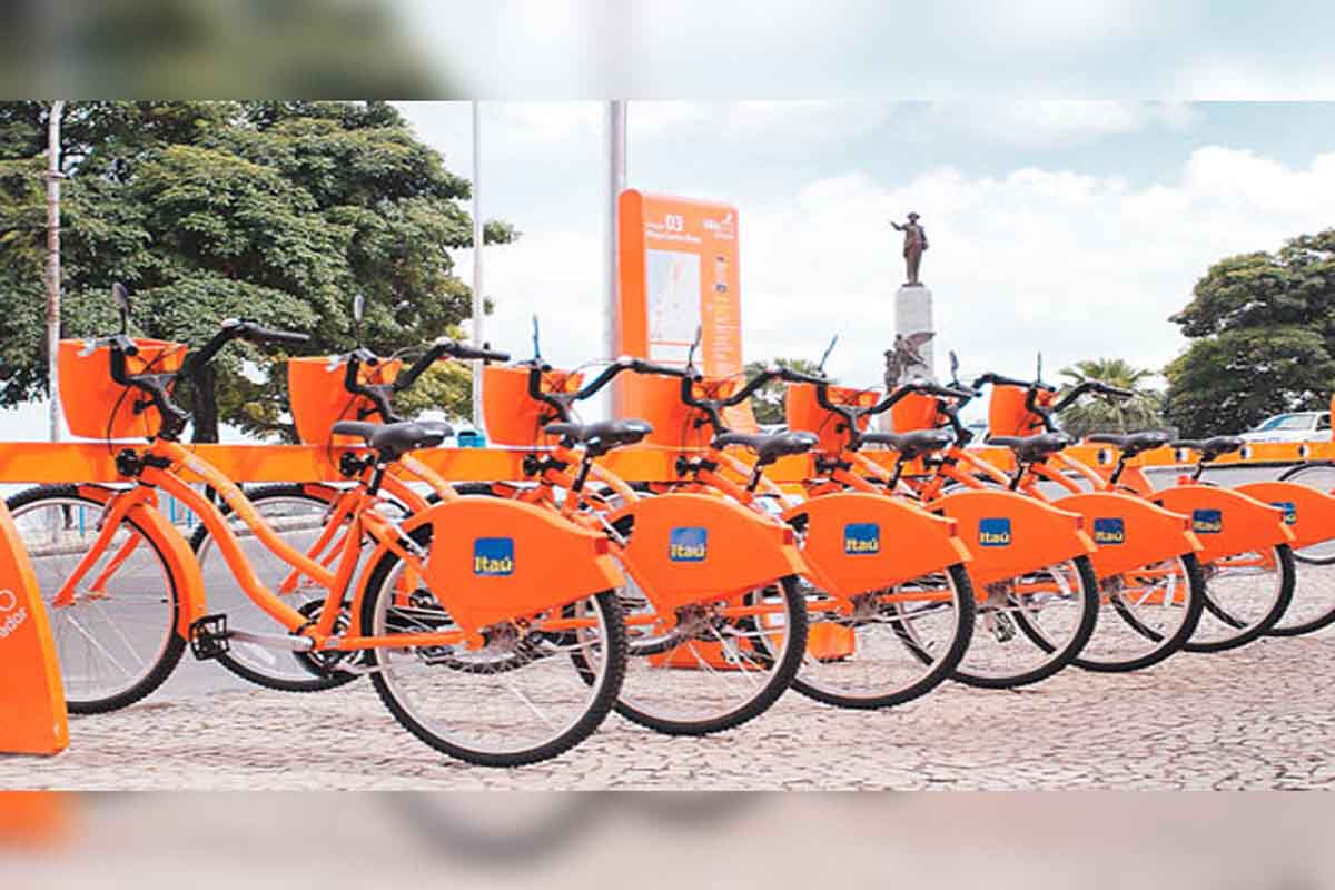 Somente em janeiro de 2023, os deslocamentos com bicicletas compartilhadas aumentaram 18% comparado ao mesmo período do ano passado