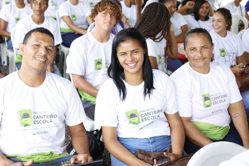 BAMIN e SENAI certificam 154 alunos que concluíram cursos no Projeto “Canteiro Escola” (5) [Foto_Divulgação_BAMIN]