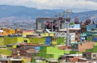 Ciudad Bolivar, no sul de Bogotá, Colômbia.