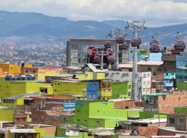 Ciudad Bolivar, no sul de Bogotá, Colômbia.