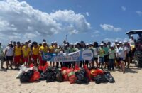 Ações realizadas nesta terça-feira, em Mar Grande, marcam o Dia Mundial pela Limpeza da Água, celebrado na próxima quinta-feira (19) e antecipa o Clean up day, iniciativa mundial que este ano acontece no dia 20 de setembro.